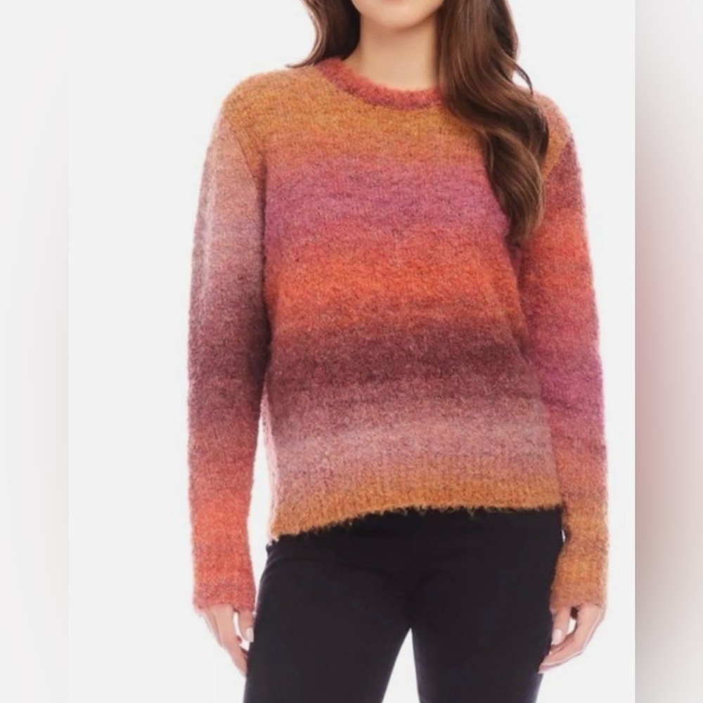 Karen Kane plus size ombré bouclé sweater